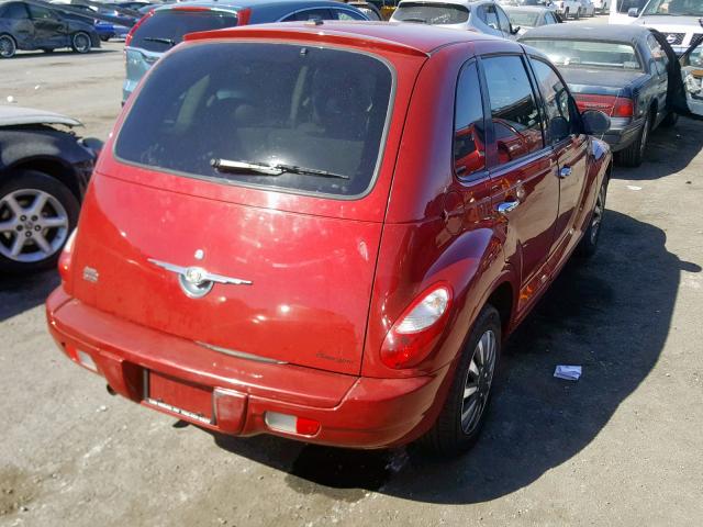 3A4FY58B56T327702 - 2006 CHRYSLER PT CRUISER RED photo 4