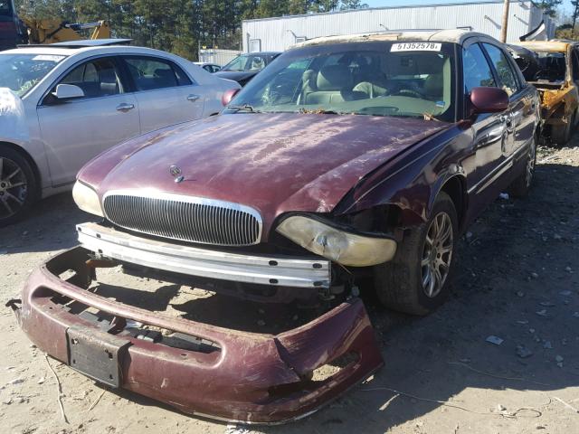 1G4CW54KX24174962 - 2002 BUICK PARK AVENU MAROON photo 2