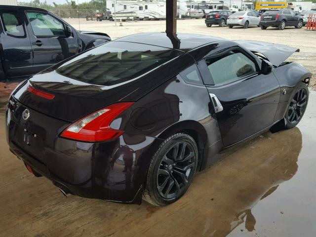 JN1AZ4EH5GM934452 - 2016 NISSAN 370Z BASE MAROON photo 4