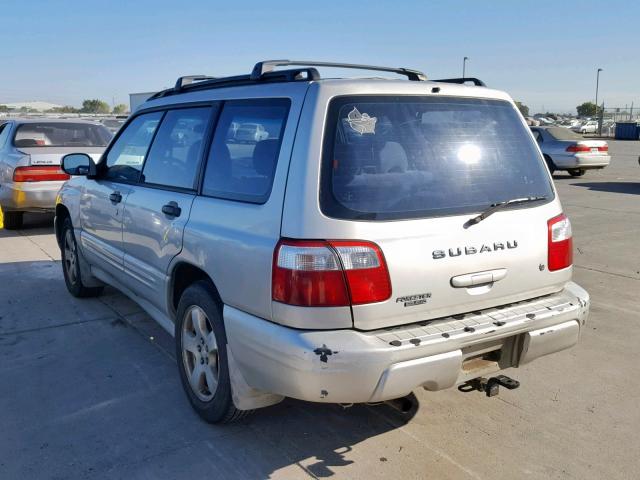 JF1SF65601H703615 - 2001 SUBARU FORESTER S SILVER photo 3