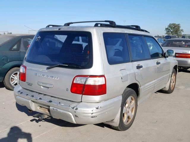 JF1SF65601H703615 - 2001 SUBARU FORESTER S SILVER photo 4