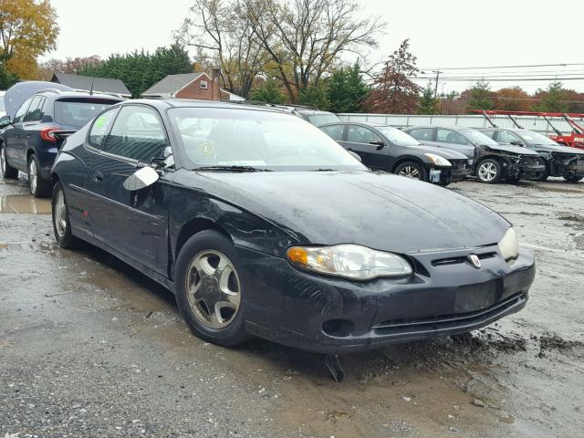 2G1WX15K219118010 - 2001 CHEVROLET MONTE CARL BLACK photo 1