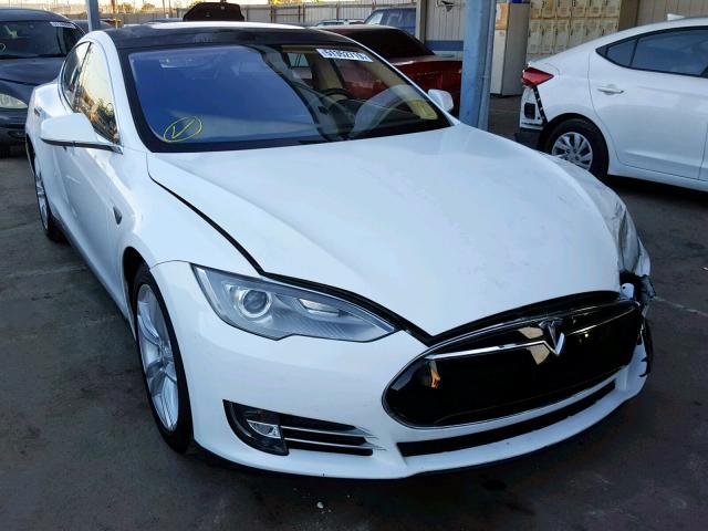 5YJSA1AC4DFP10532 - 2013 TESLA MODEL S WHITE photo 1