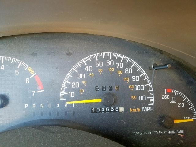 1G2WP52K7YF228401 - 2000 PONTIAC GRAND PRIX BROWN photo 8