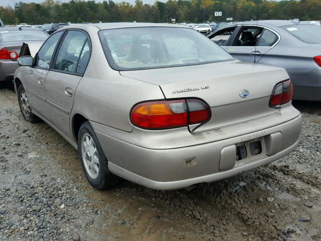 1G1NE52M6X6174112 - 1999 CHEVROLET MALIBU LS BEIGE photo 3