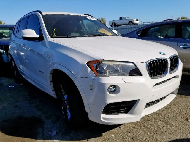 5UXWX7C51BL734314 - 2011 BMW X3 XDRIVE3 WHITE photo 1