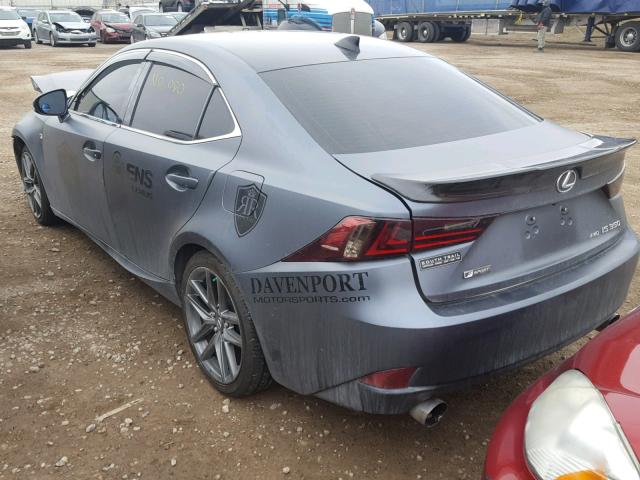 JTHCE1D22E5003586 - 2014 LEXUS IS 350 GRAY photo 3