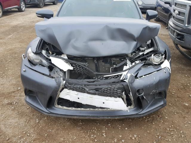 JTHCE1D22E5003586 - 2014 LEXUS IS 350 GRAY photo 9