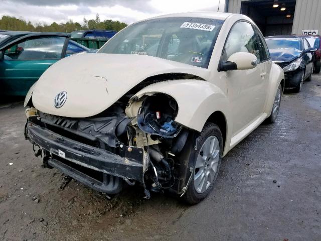 3VWPW31C28M505972 - 2008 VOLKSWAGEN NEW BEETLE კრემისფერი ფოტო 2