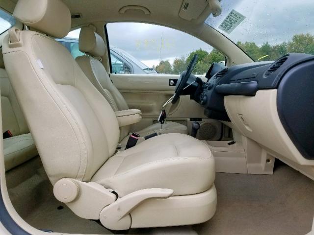 3VWPW31C28M505972 - 2008 VOLKSWAGEN NEW BEETLE კრემისფერი ფოტო 5