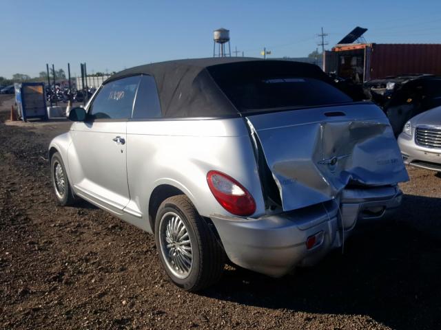 3C3JY55E17T618380 - 2007 CHRYSLER PT CRUISER SILVER photo 3