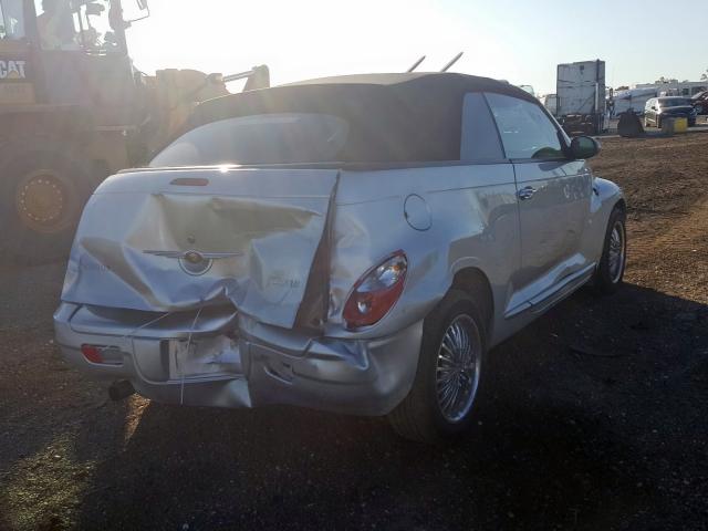 3C3JY55E17T618380 - 2007 CHRYSLER PT CRUISER SILVER photo 4