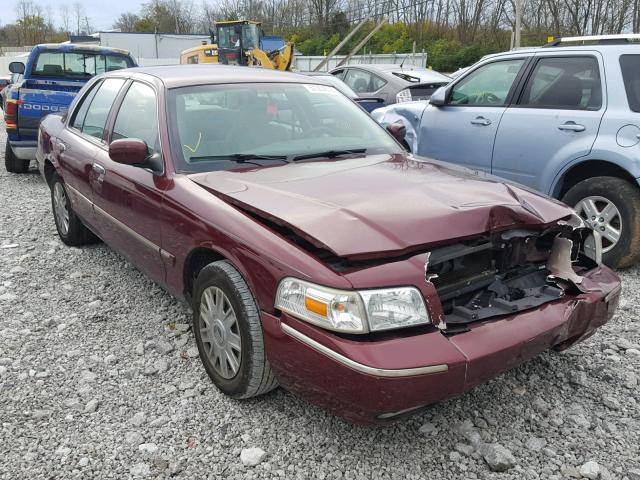 2MEFM74V27X627192 - 2007 MERCURY GRAND MARQ MAROON photo 1