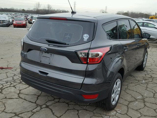 1FMCU0F70JUA18011 - 2018 FORD ESCAPE S GRAY photo 4