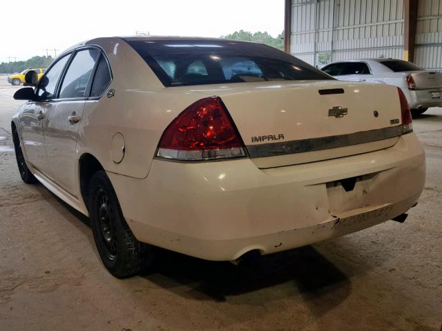 2G1WS57M191116764 - 2009 CHEVROLET IMPALA POL WHITE photo 3