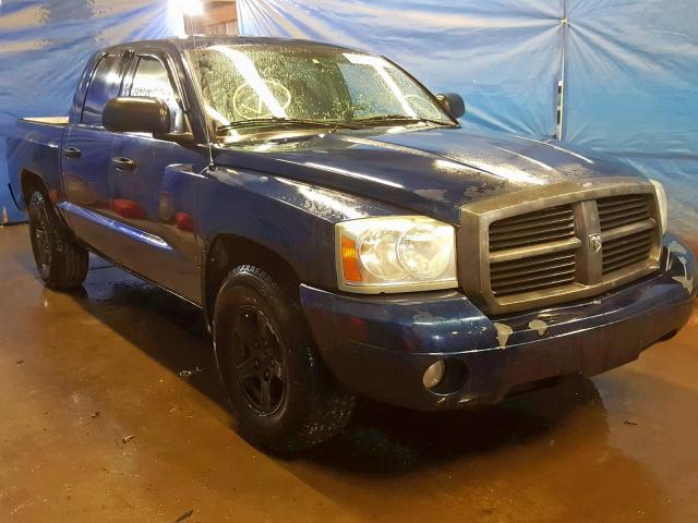 1D7HW48K26S664933 - 2006 DODGE DAKOTA QUA BLUE photo 1