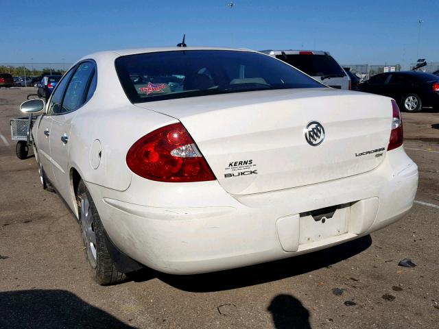 2G4WC582861251698 - 2006 BUICK LACROSSE C WHITE photo 3