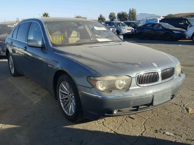 WBAGN63433DR17445 - 2003 BMW 745 LI TURQUOISE photo 1