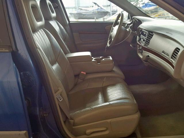 2G1WF52E239318610 - 2003 CHEVROLET IMPALA BLUE photo 5