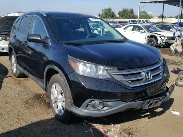 2HKRM3H76CH513095 - 2012 HONDA CR-V EXL BLACK photo 1