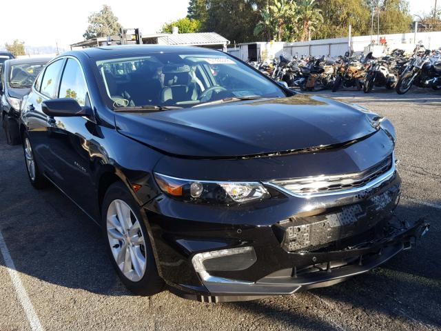 1G1ZF5SU6JF173239 - 2018 CHEVROLET MALIBU HYB BLACK photo 1