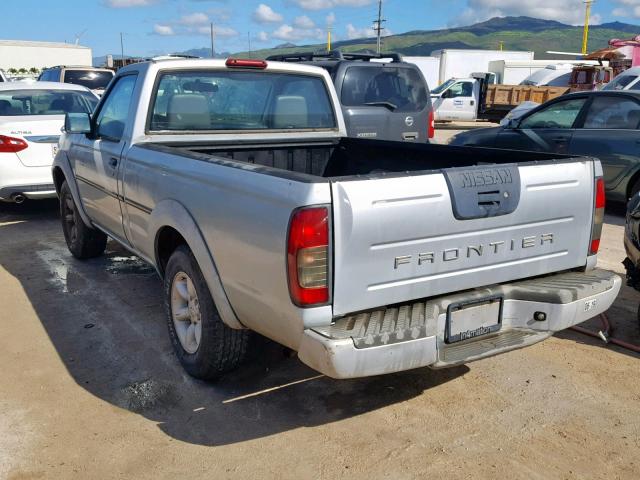 1N6DD21S61C301631 - 2001 NISSAN FRONTIER X SILVER photo 3