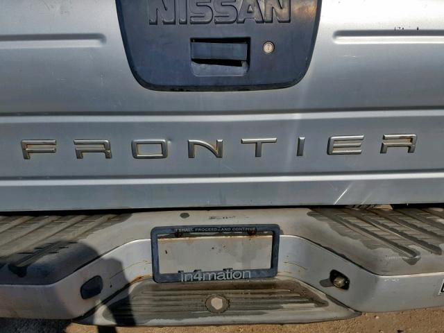 1N6DD21S61C301631 - 2001 NISSAN FRONTIER X SILVER photo 9