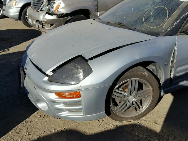 4A3AE75H53E070143 - 2003 MITSUBISHI ECLIPSE SP SILVER photo 9