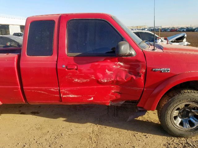 1FTZR45E72TA31126 - 2002 FORD RANGER SUP RED photo 10