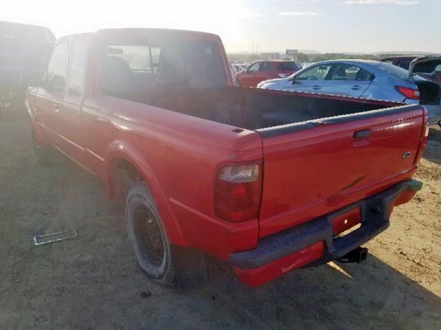 1FTZR45E72TA31126 - 2002 FORD RANGER SUP RED photo 3