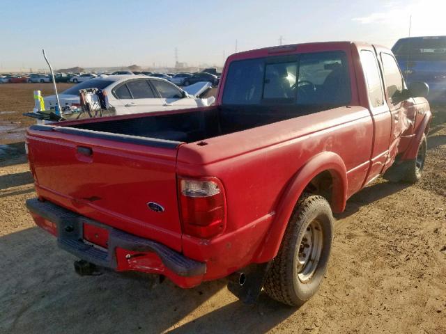 1FTZR45E72TA31126 - 2002 FORD RANGER SUP RED photo 4