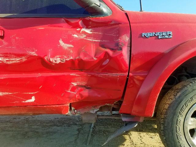 1FTZR45E72TA31126 - 2002 FORD RANGER SUP RED photo 9