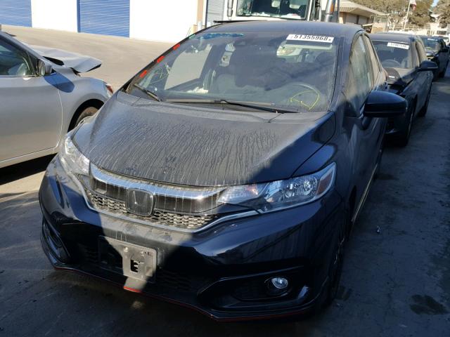 3HGGK5H74JM713779 - 2018 HONDA FIT EX BLACK photo 2