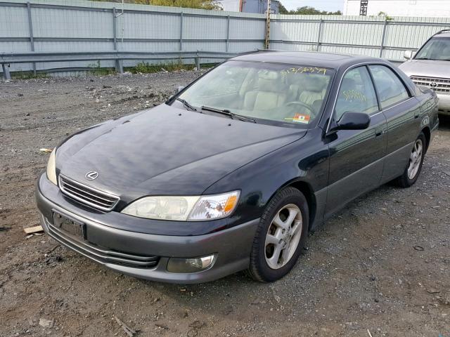 JT8BF28G7Y0260684 - 2000 LEXUS ES 300 BLACK photo 2