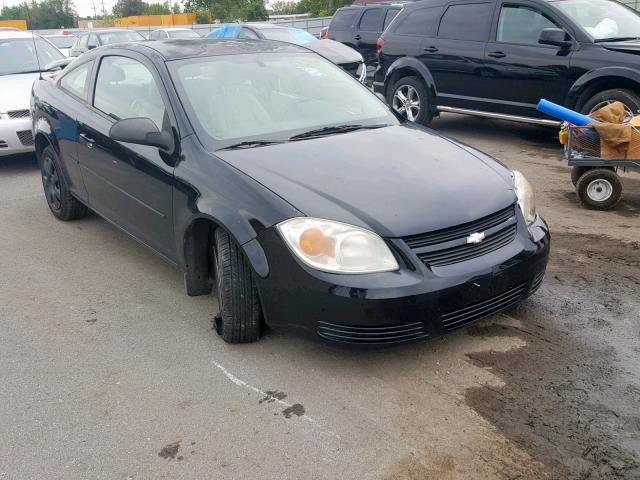 1G1AK12F557586594 - 2005 CHEVROLET COBALT BLACK photo 1