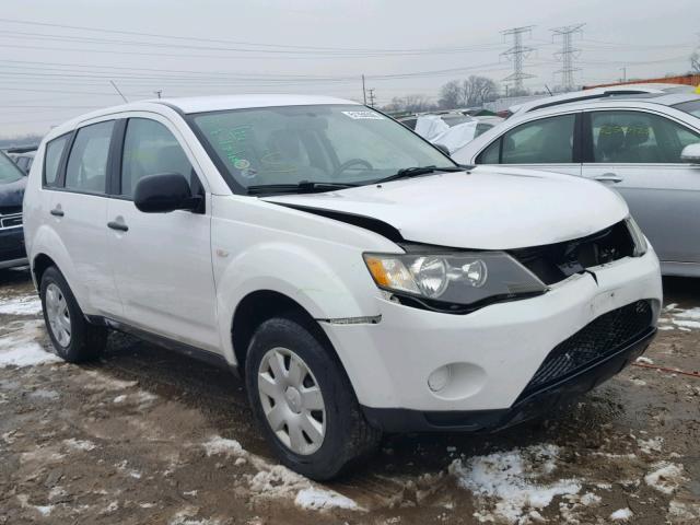 JA4MS31X47Z003833 - 2007 MITSUBISHI OUTLANDER WHITE photo 1