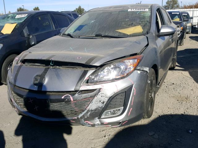 JM1BL1K63B1357645 - 2011 MAZDA 3 S SILVER photo 2