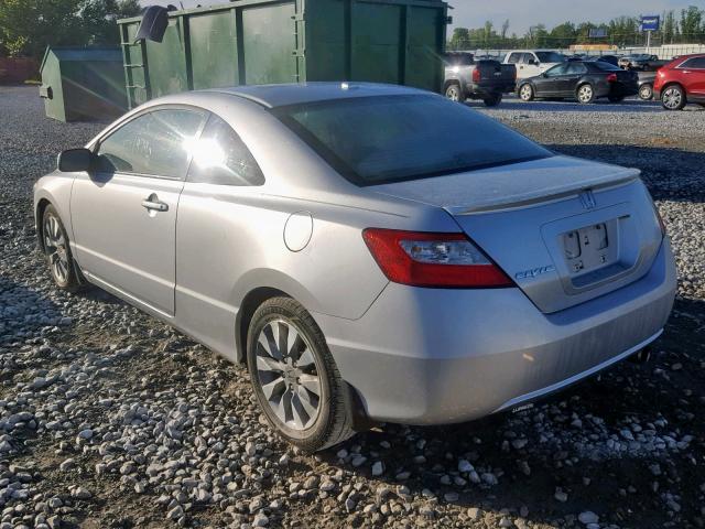 2HGFG1B90AH510693 - 2010 HONDA CIVIC EXL 银色 照片 3