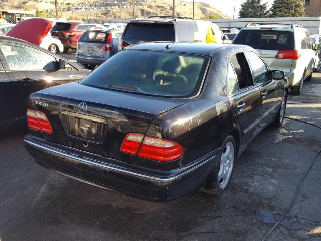 WDBJF70J41B355505 - 2001 MERCEDES-BENZ E 430 BLACK photo 4