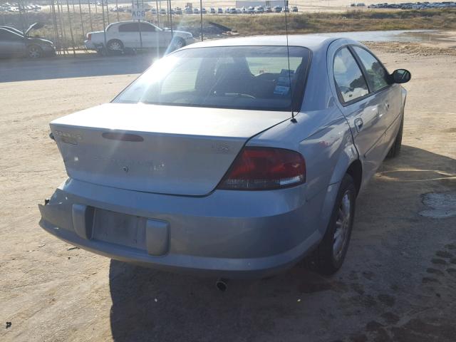 1C3EL46R92N283843 - 2002 CHRYSLER SEBRING LX SILVER photo 4