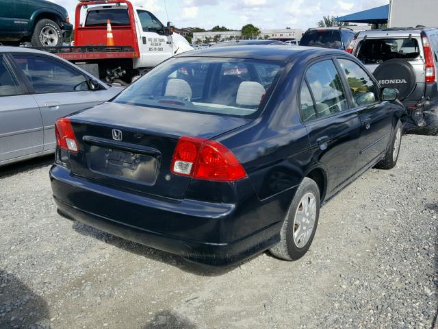 1HGES16305L009778 - 2005 HONDA CIVIC DX V BLACK photo 4