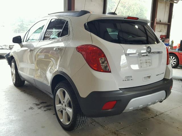 KL4CJASB2GB693127 - 2016 BUICK ENCORE WHITE photo 3