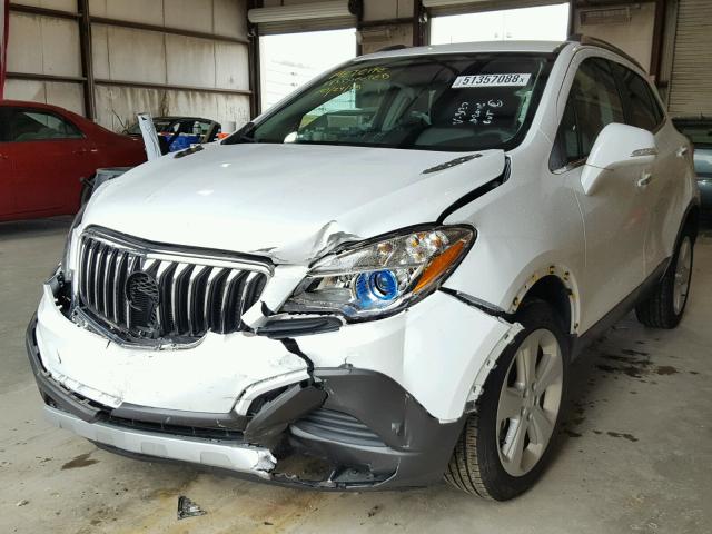 KL4CJASB2GB693127 - 2016 BUICK ENCORE WHITE photo 9