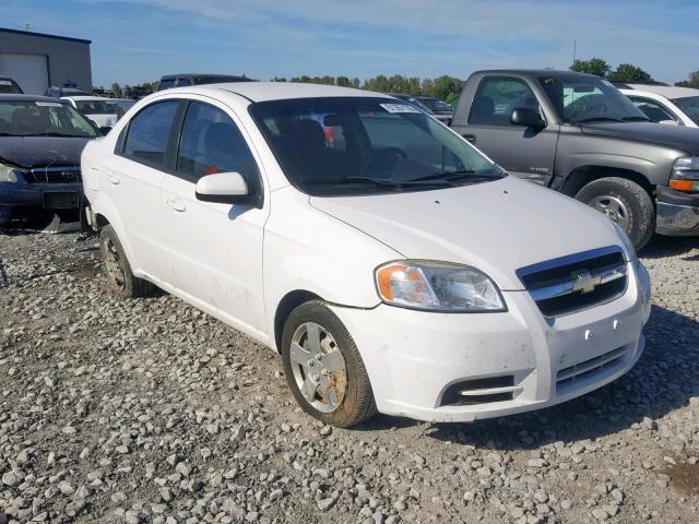 KL1TD5DE1AB115580 - 2010 CHEVROLET AVEO LS WHITE photo 1