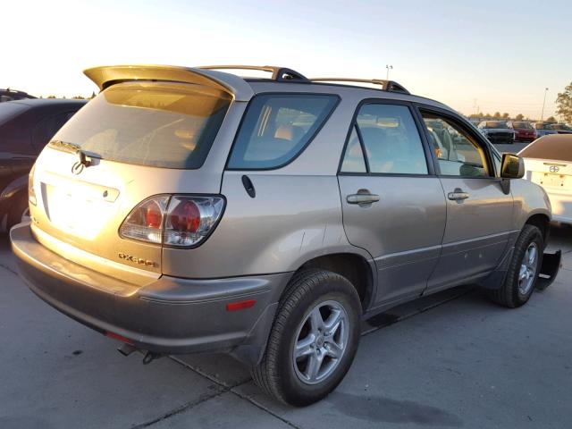 JTJHF10U510168399 - 2001 LEXUS RX 300 BEIGE photo 4