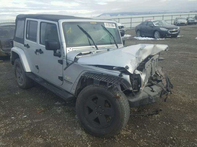 1J4GA59137L123914 - 2007 JEEP WRANGLER S GRAY photo 1