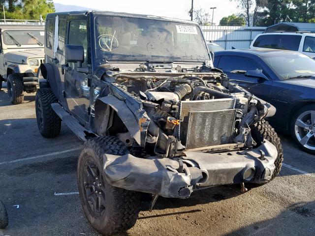 1J8GA59167L117944 - 2007 JEEP WRANGLER S BLACK photo 1