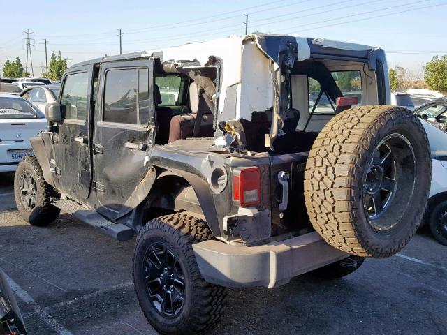 1J8GA59167L117944 - 2007 JEEP WRANGLER S BLACK photo 3