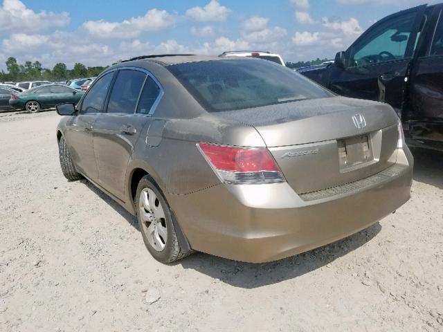 JHMCP26878C019686 - 2008 HONDA ACCORD EXL GOLD photo 3