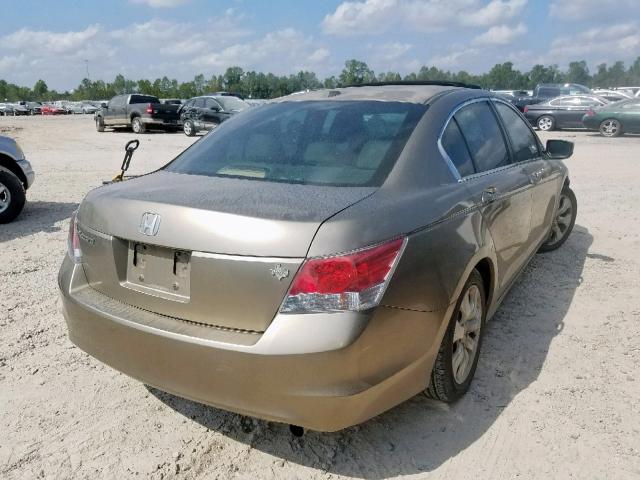 JHMCP26878C019686 - 2008 HONDA ACCORD EXL GOLD photo 4